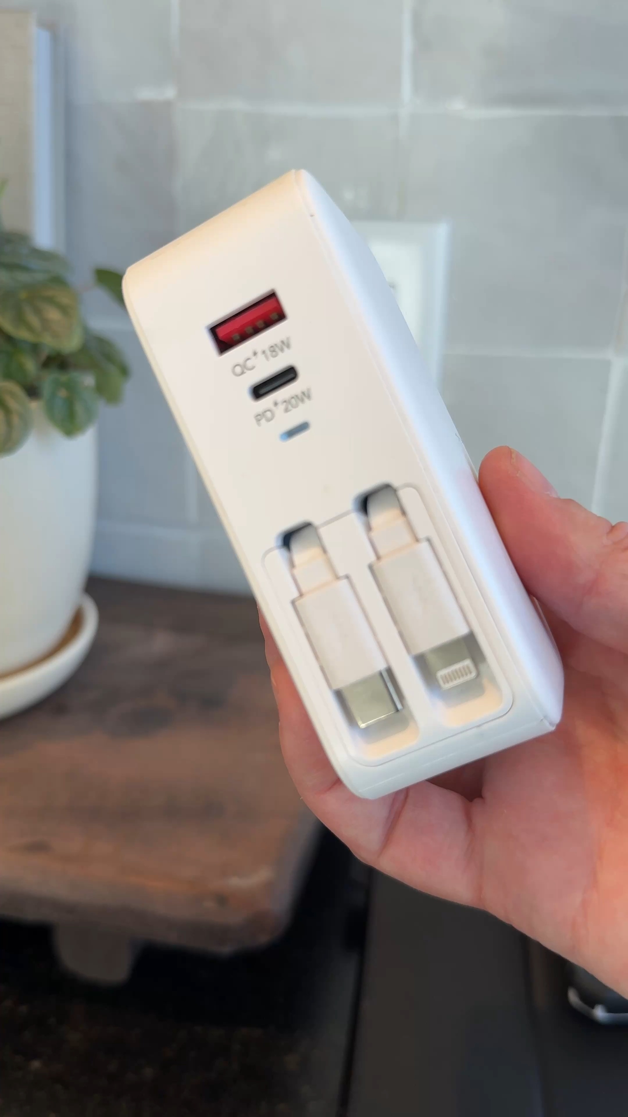 I bought this retractable charger because I was tired of cords taking over every drawer, bag, and nightstand. It keeps everything neat, travels well, and has saved me from digging around for a charging cable more times than I can count.

One of those little conveniences that makes everyday life easier. 

 #LTKmomlife #LTKvlog #LTKHome