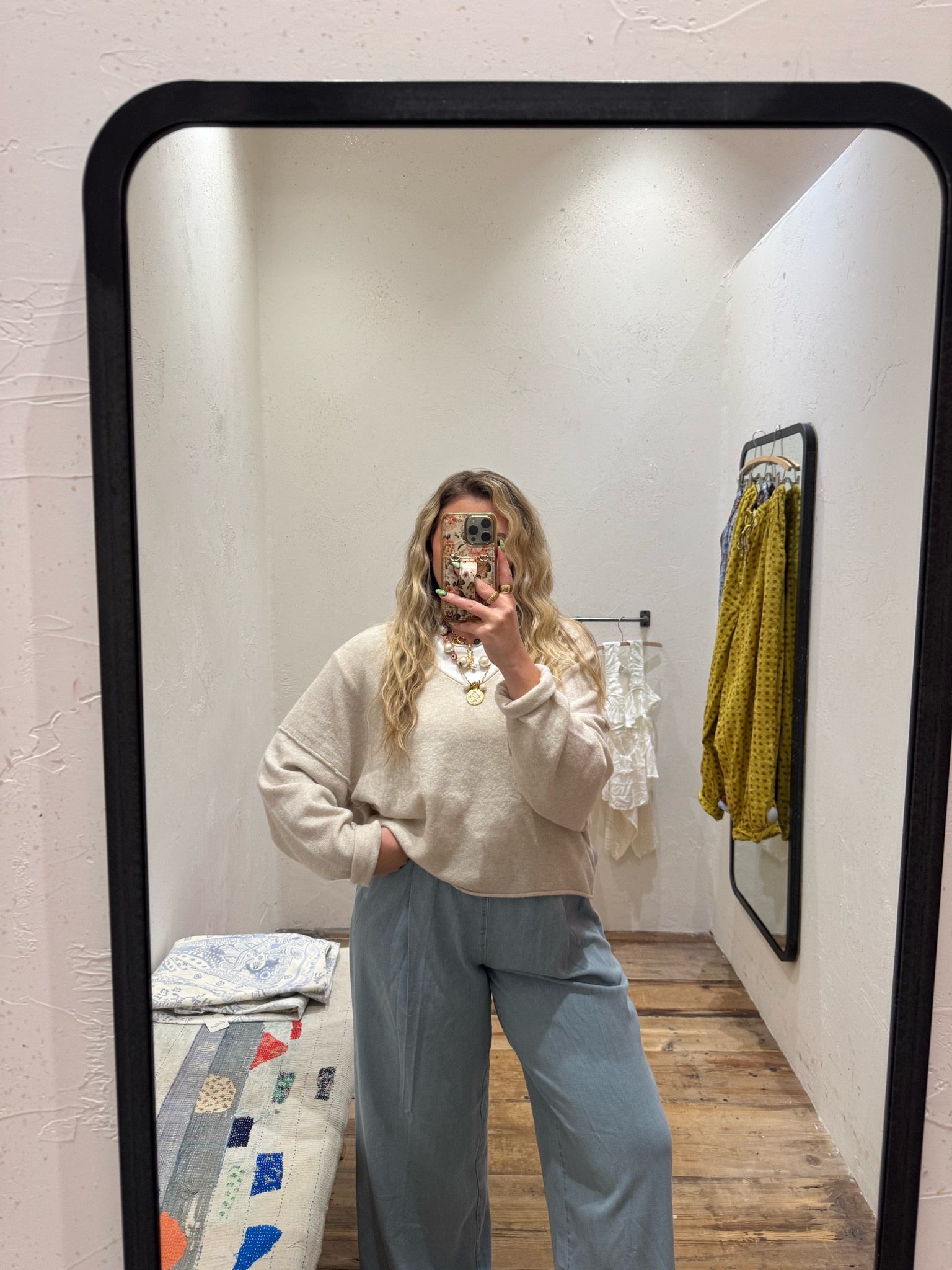 The softest sweater for fall! wearing a large. 

 #LTKootd #LTKSeasonal #LTKMidsize