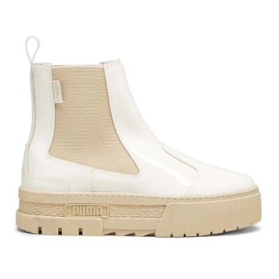 Puma Mayze Chelsea Jelly Round Toe  Womens White Casual Boots 39362603  | eBay | eBay US
