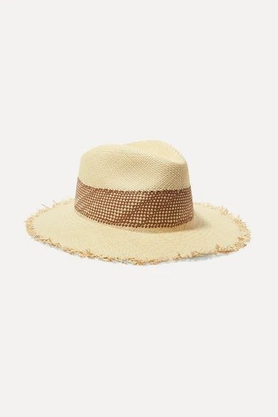 Frayed straw Panama hat | NET-A-PORTER (US)