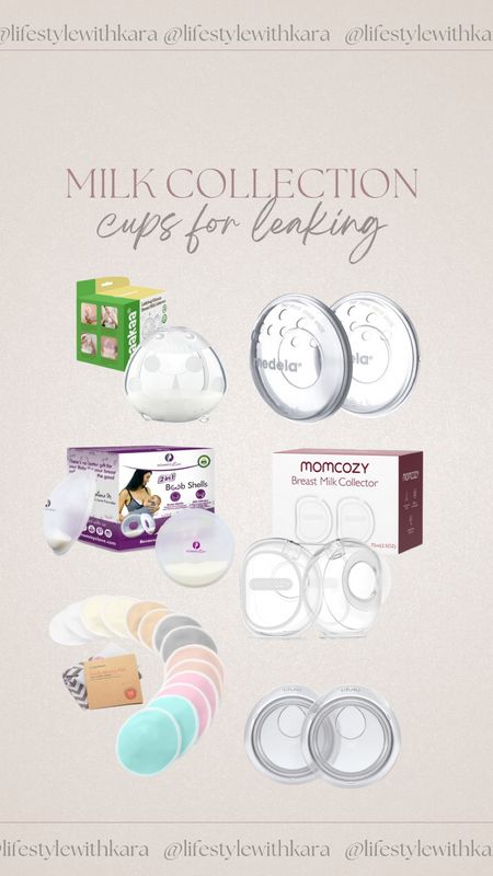 Collections cups for leaking breasts while breastfeeding! These are not pumps, they are just meant to collect milk when breast leak wether it’s from a letdown while nursing or just you wear them about your day in your bra when not nursing if you are someone who leaks often!

#LTKbaby #LTKbump