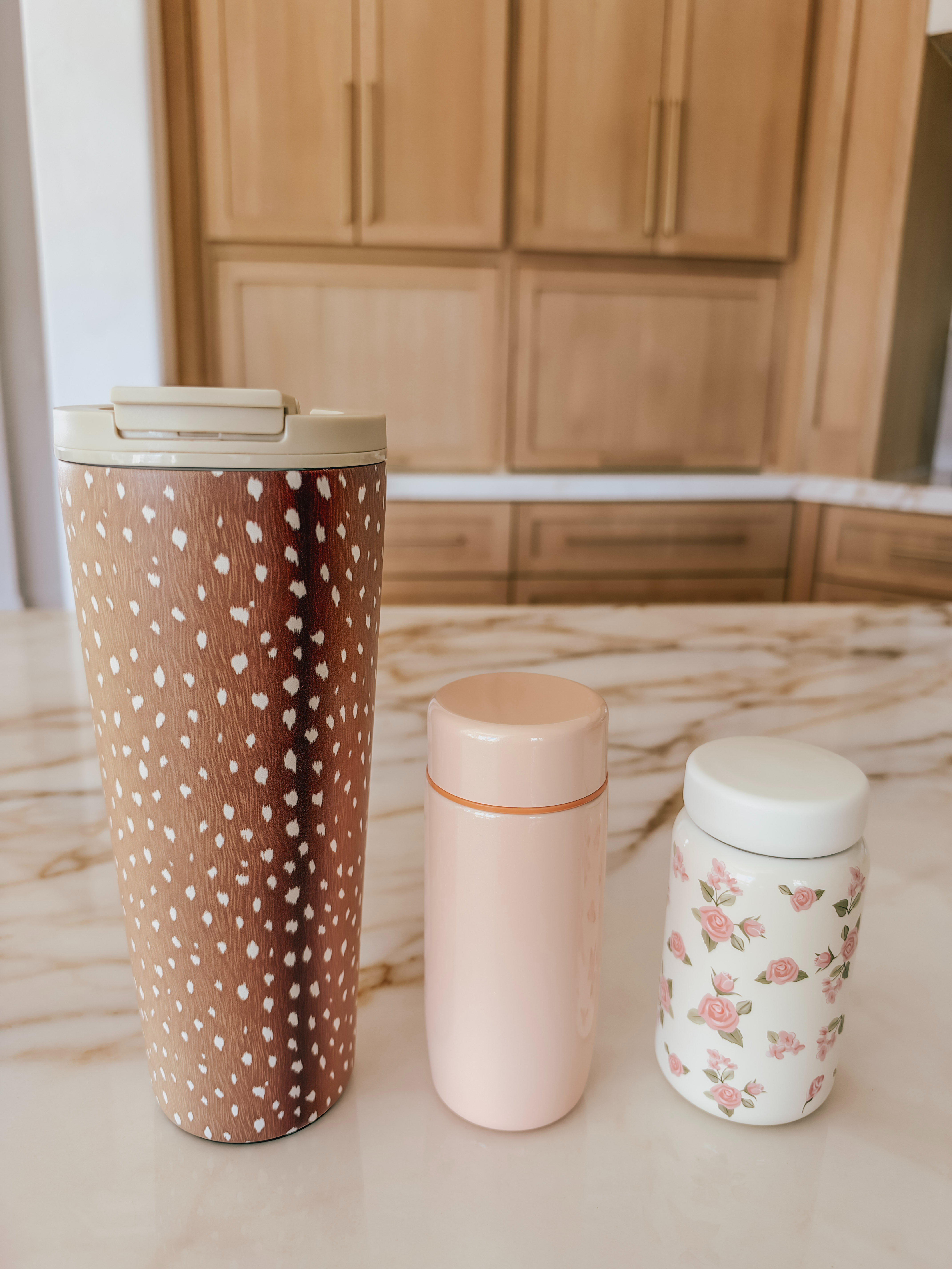 These mini thermo bottles are perfect for when you want your drink without carrying a giant tumbler. 🌸✨ Vacuum insulated stainless steel keeps drinks hot or cold, while the petite size slips easily into your purse or pocket—perfect for mall trips, lunches, and everyday errands. 

 #LTKdayinmylife #LTKActive #LTKHome