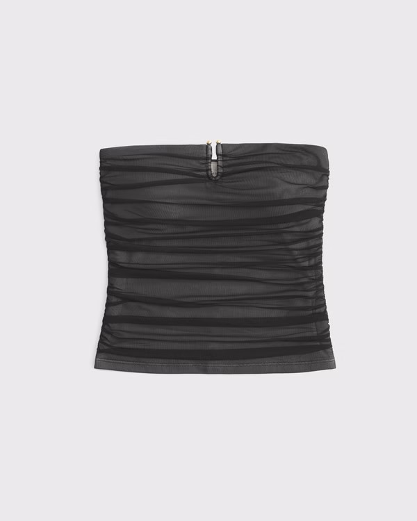 Women's Bra-Free Mesh Hardware Tube Top | Women's New Arrivals | Abercrombie.com | Abercrombie & Fitch (US)