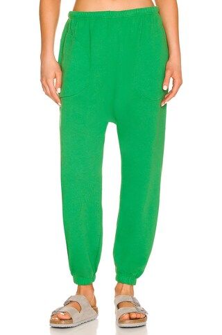 The Great Jogger Sweatpant in Bright Green from Revolve.com | Revolve Clothing (Global)