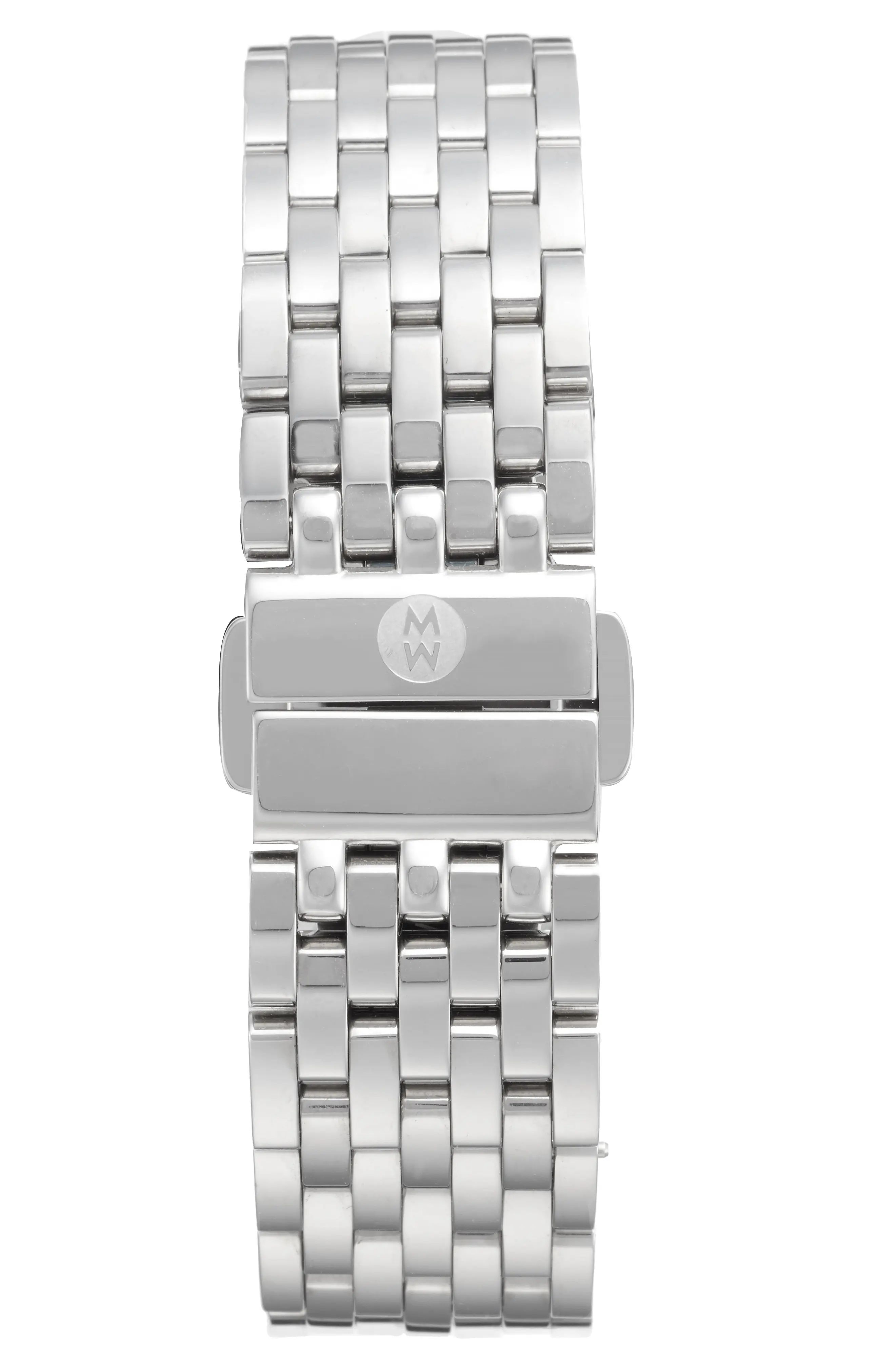 MICHELE Sidney 18mm Stainless Steel Bracelet Watch Band | Nordstrom