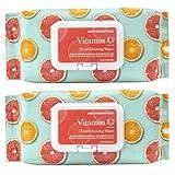 Body Prescriptions Vitamin C and Aloe Face Wipes & Makeup Remover Wipes - 2 Pack (60 Count Each) of  | Amazon (US)