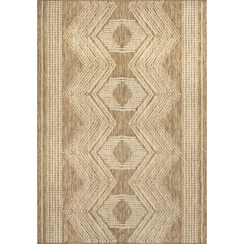 Kendall Indoor / Outdoor Area Rug in Tan | Wayfair North America