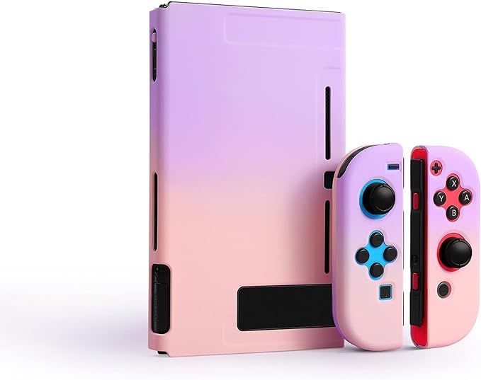 MYCHEER Cover Case Compatible with Nintendo Switch,PC Material Macaron Gradient Frosted Protectiv... | Amazon (US)