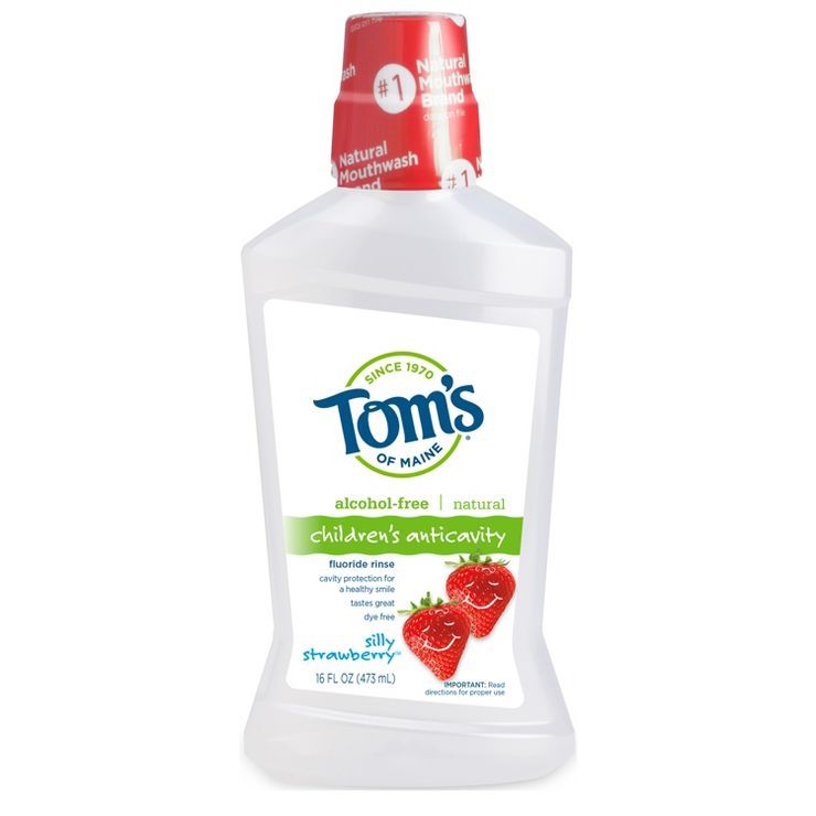 Tom's of Maine Silly Strawberry Children's Fluoride Rinse - 16 fl oz | Target