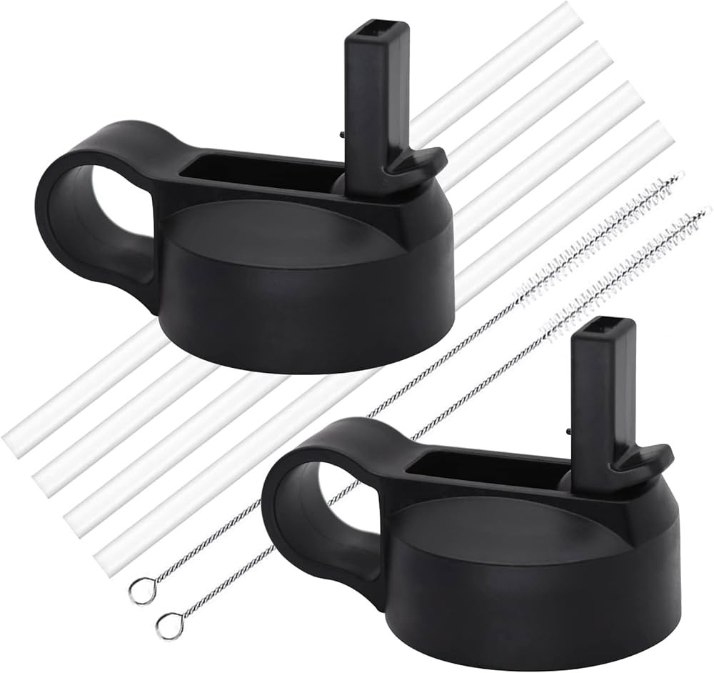 Ouharty Replacement Wide Mouth Straw Lids for Hydro Flask Lids with Straw Compatible with HydroFl... | Amazon (US)