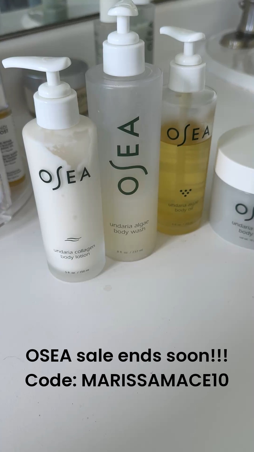 Sale hack: the Undaria body collection will unlock a free gift from OSEA! 

Sale ends this weekend. Save with my code: MARISSAMACE10

 

#LTKOver40 #LTKBeauty #LTKSaleAlert