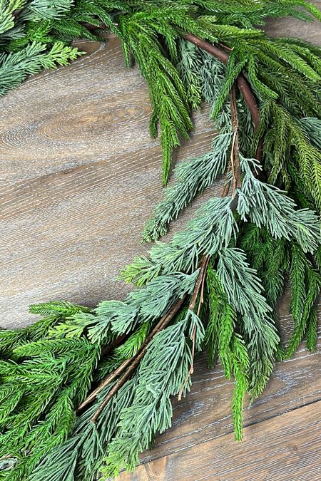 Holiday garland, Norfolk pine garland, realistic garland, cedar garland, Christmas decor, holiday decor

#LTKHoliday #LTKhome