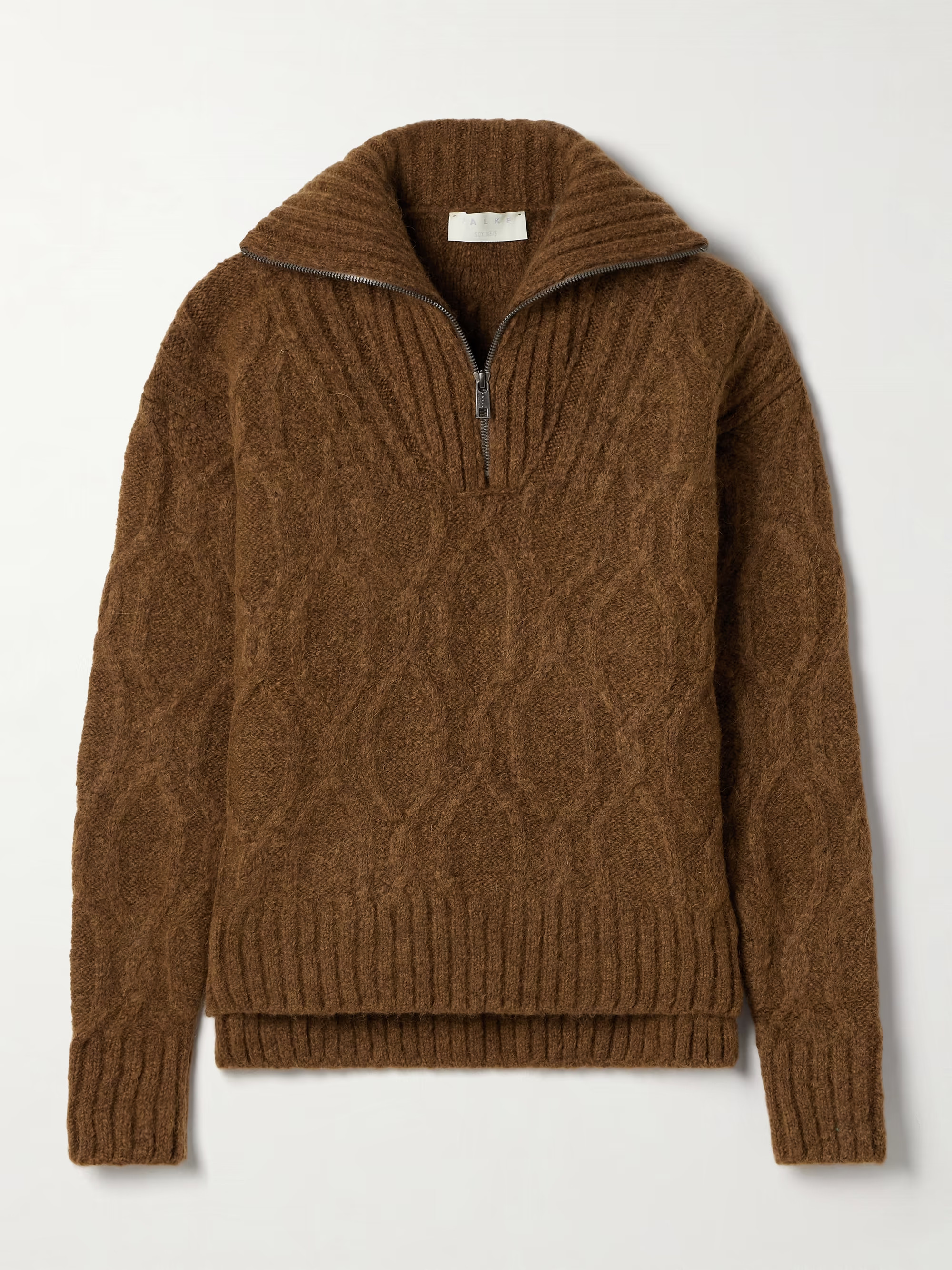 Troyer cable-knit wool-blend sweater | NET-A-PORTER (US)