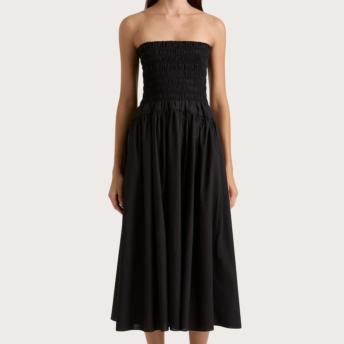 Lida Midi Dress Black | Faithfull (AU)