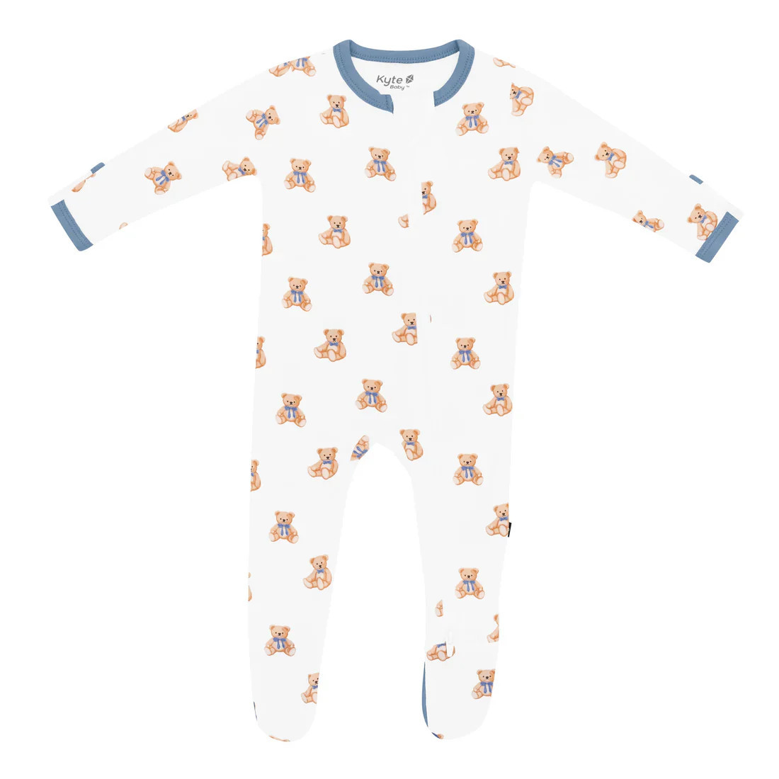 Kyte Baby Zippered Footie in Teddy Bear | Persnickety