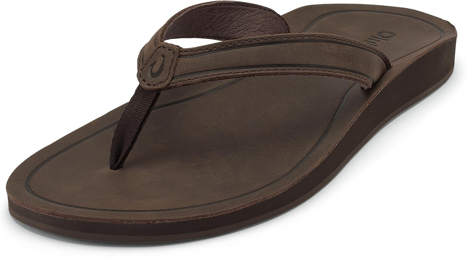 OLUKAI Southshore Women's Everyday Leather Sandals, Full-Grain Leather, Non-Marking Rubber Tracti... | Amazon (US)