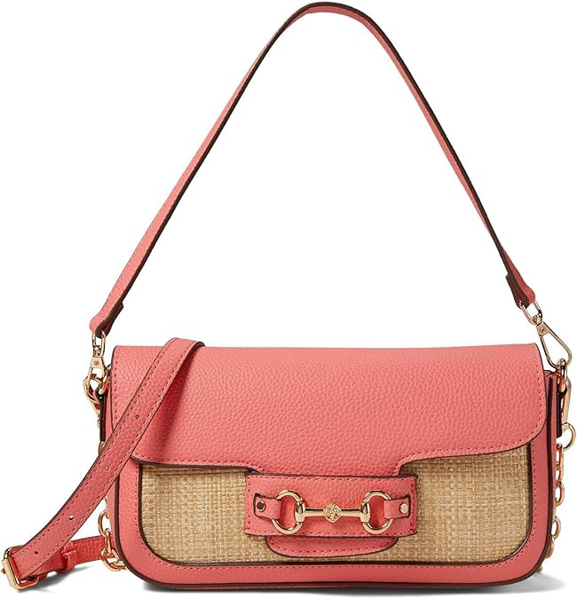 Anne Klein E/W Straw Flap Shoulderbag | Amazon (US)