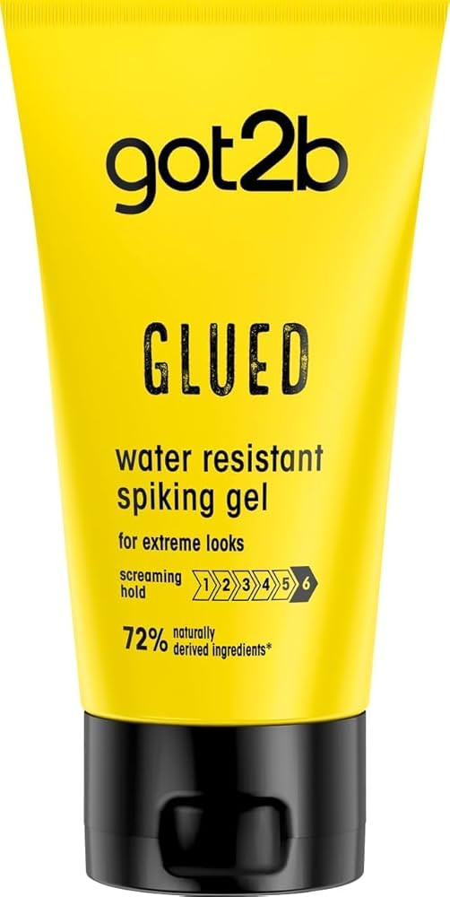 got2b Glued Water Resistant Spiking Gel 150 ml, Glued Spiking Gel for up to 72h Ultra Strong Hold... | Amazon (UK)