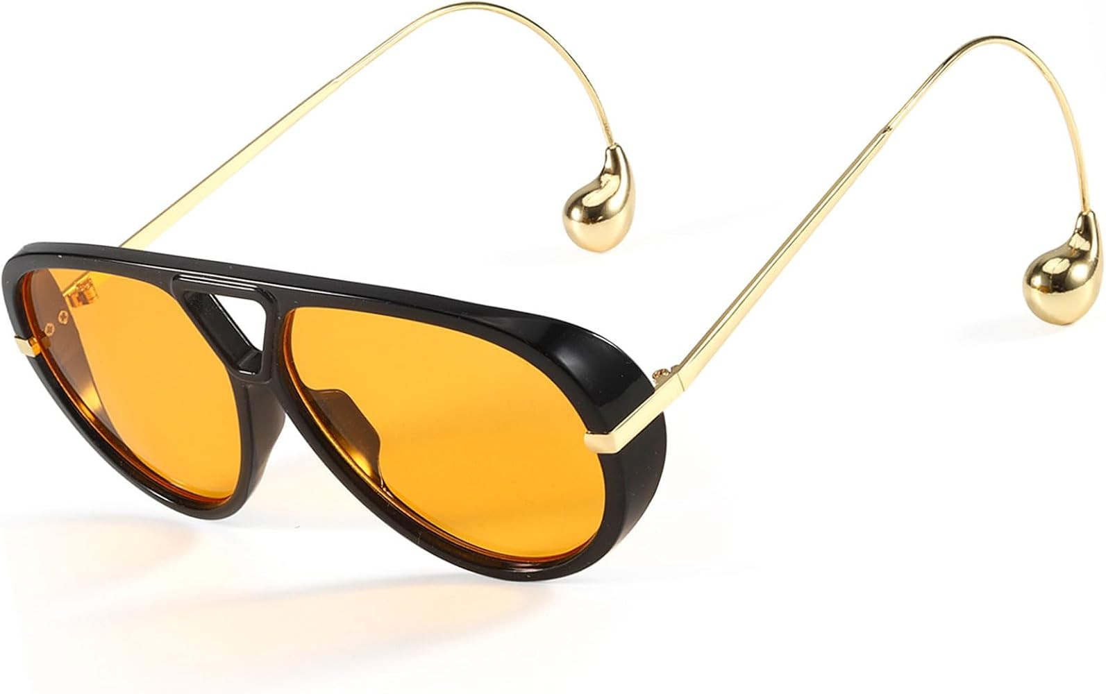 SODQW Oversized Aviator Sunglasses with Earring for Women Fashion Designer Sun Glasses UV400 Prot... | Amazon (CA)