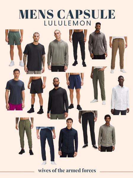 Our favorite staples for our husbands from Lululemon!