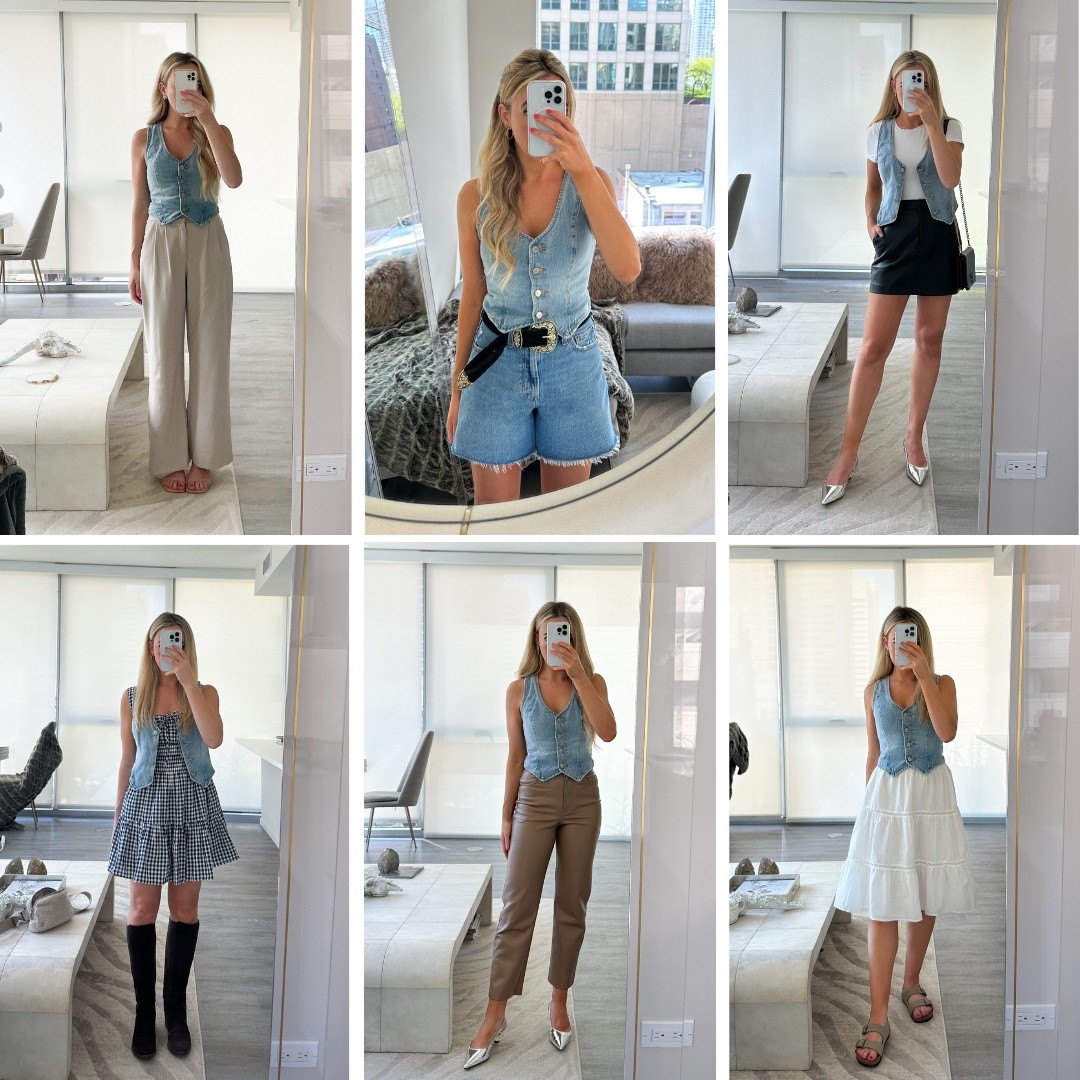 Multiple Ways to Style Denim Vest: from country concert looks to happy hour outfits, maximize the ways to wear your vest



style tip, fashion outfit ideas, denim on denim, country concert, Aritzia outfit, white skirt for summer, black vegan leather skirt, Abercrombie, western rodeo 

#LTKStyleTip #LTKU #LTKSeasonal