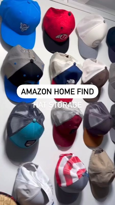 We love these hat hooks from Amazon! #hatorganization 

#LTKHome