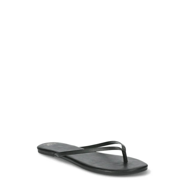 Time and Tru Women's Barely There Sandals, Wide Width Available | Walmart (US)