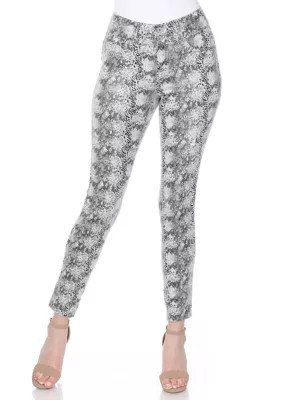 White Mark Women's Snake Print Pants | Belk