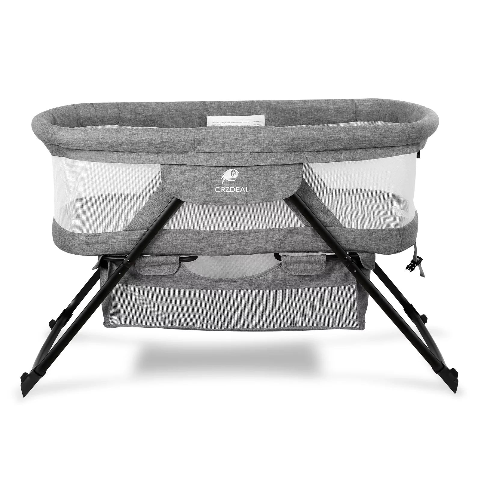 Crzdeal Bassinet 2-in-1 Fold Bassinet for Baby Stationary & Rock Portable Beside Sleeper for Baby... | Walmart (US)