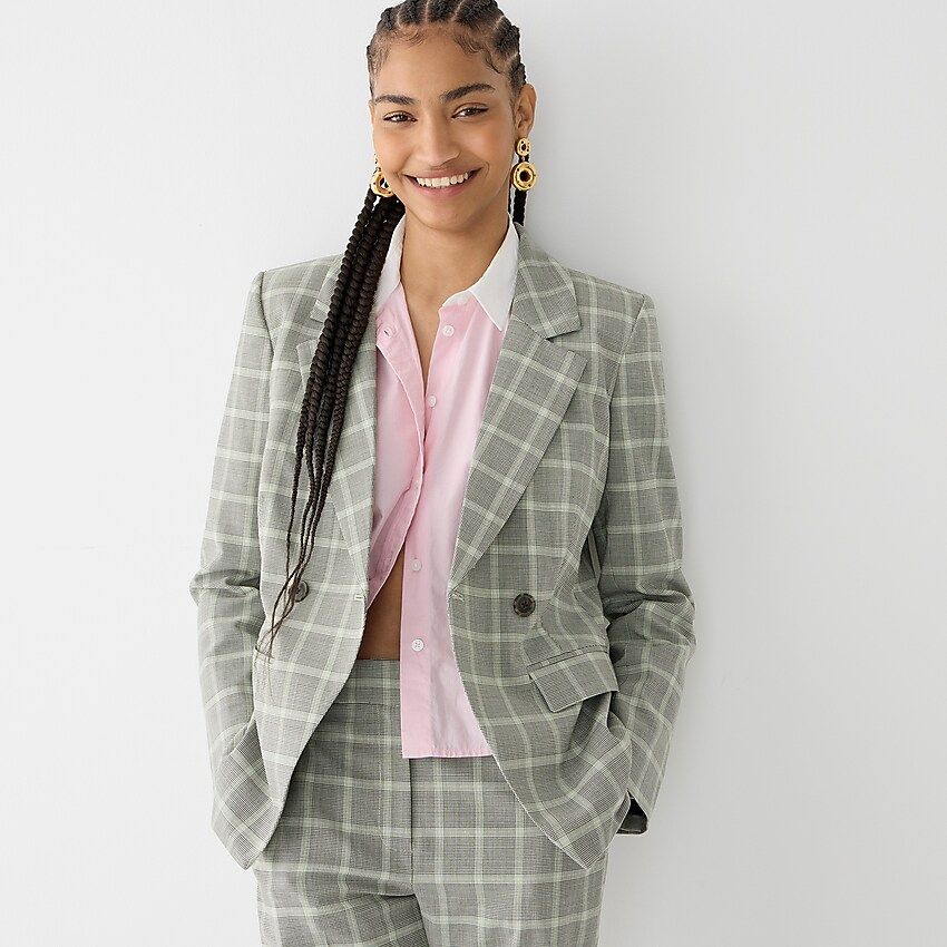 Devon blazer in plaid Italian stretch wool | J.Crew US