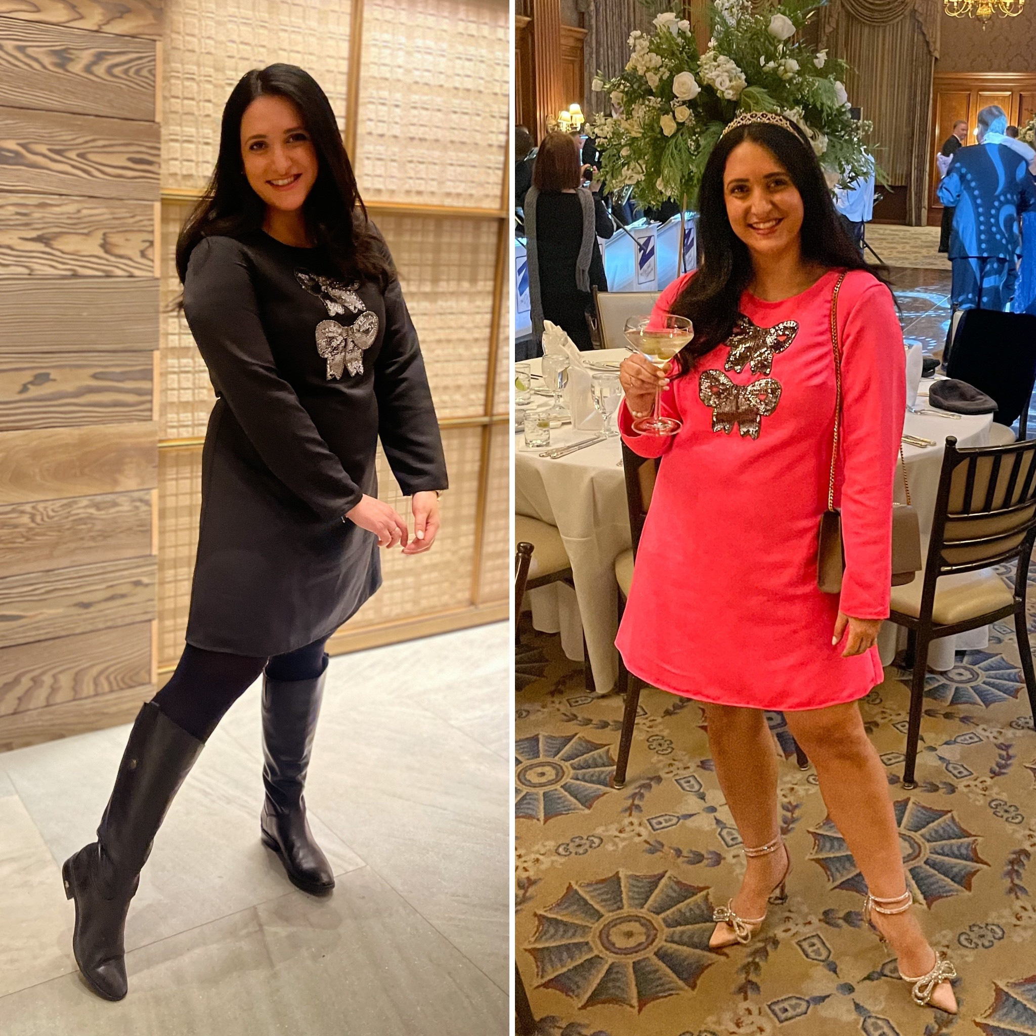 Black or pink? This bow dress is the dress of my dreams and I wore both this past month! 

#LTKSeasonal #LTKSale #LTKstyletip