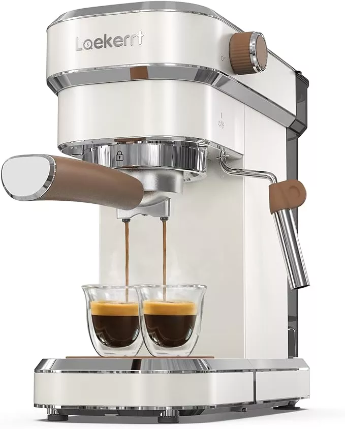 SUMSATY Espresso Coffee Machine 20 Bar, Retro Espresso Maker with