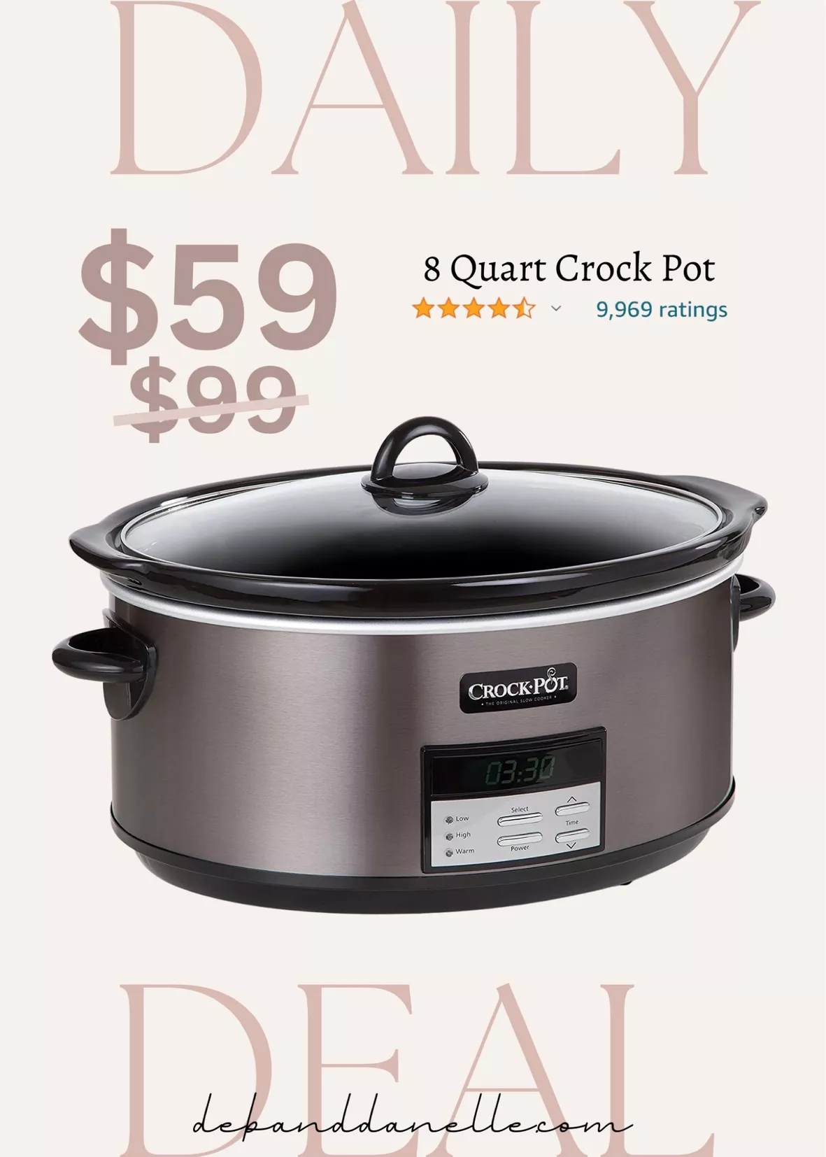 Crockpot 8 Quart Slow Cooker with … curated on LTK