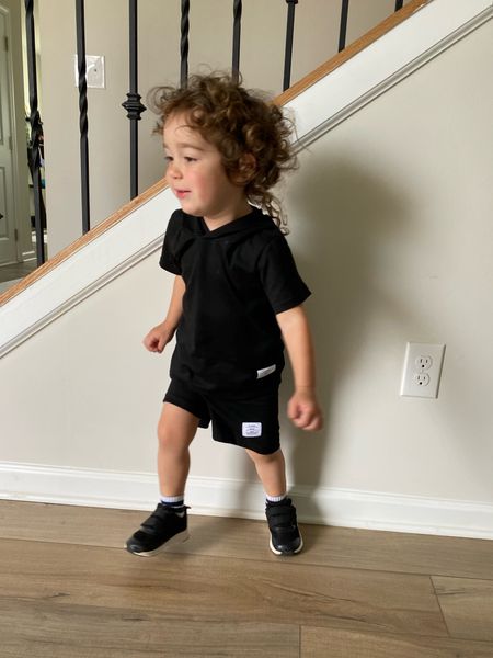 Boys black hooded outfit 

#LTKkids #LTKfindsunder50 #LTKfamily