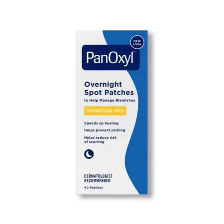 PanOxyl Overnight Spot Patches for Face Pimple Patch Clear 40 Count | Walmart (US)