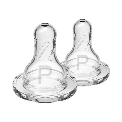 Dr. Brown's Preemie Flow Narrow Baby Bottle Silicone Nipple - Slowest Flow - 2pk - 0m+ | Target