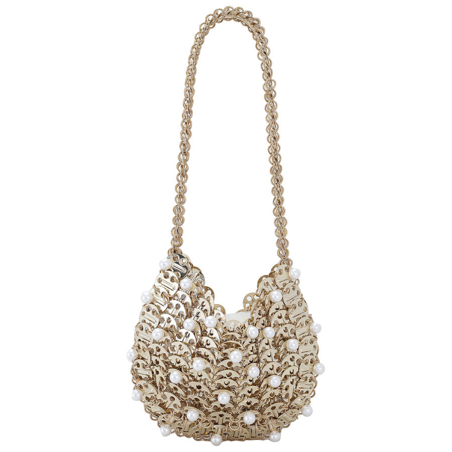 Paco Rabanne 1969 Moon Pearl Embellished Shoulder Bag | Jomashop.com & JomaDeals.com