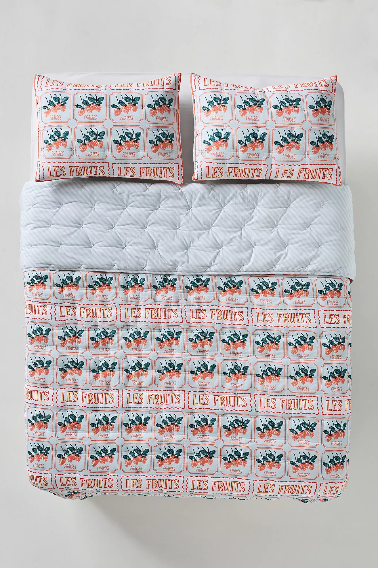 The Printed Textured Cotton Quilt Collection | Anthropologie (US)