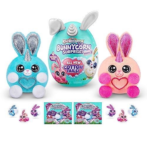 Rainbocorns Bunnycorn Surprise Series 2 (2 Pack) by ZURU Rabbit Bunny Plush Toy Girls Gift Idea (... | Amazon (US)
