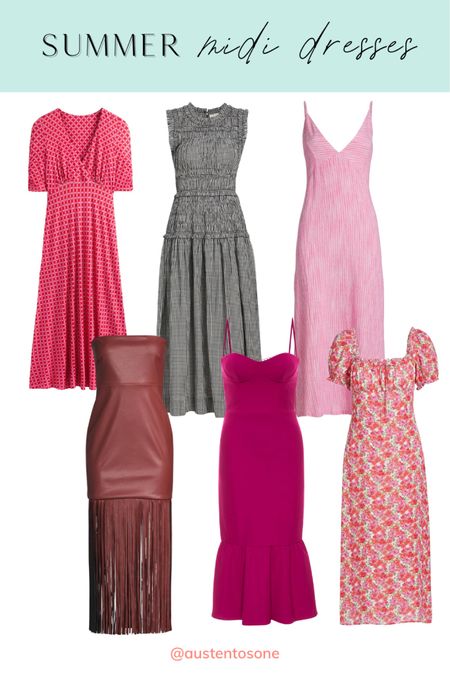A midi dress is such a go to outfit for me in the summer months. Here are some dresses from Saks and Boden that I think are so cute for summertime and warm weather  

#LTKWorkwear #LTKSeasonal