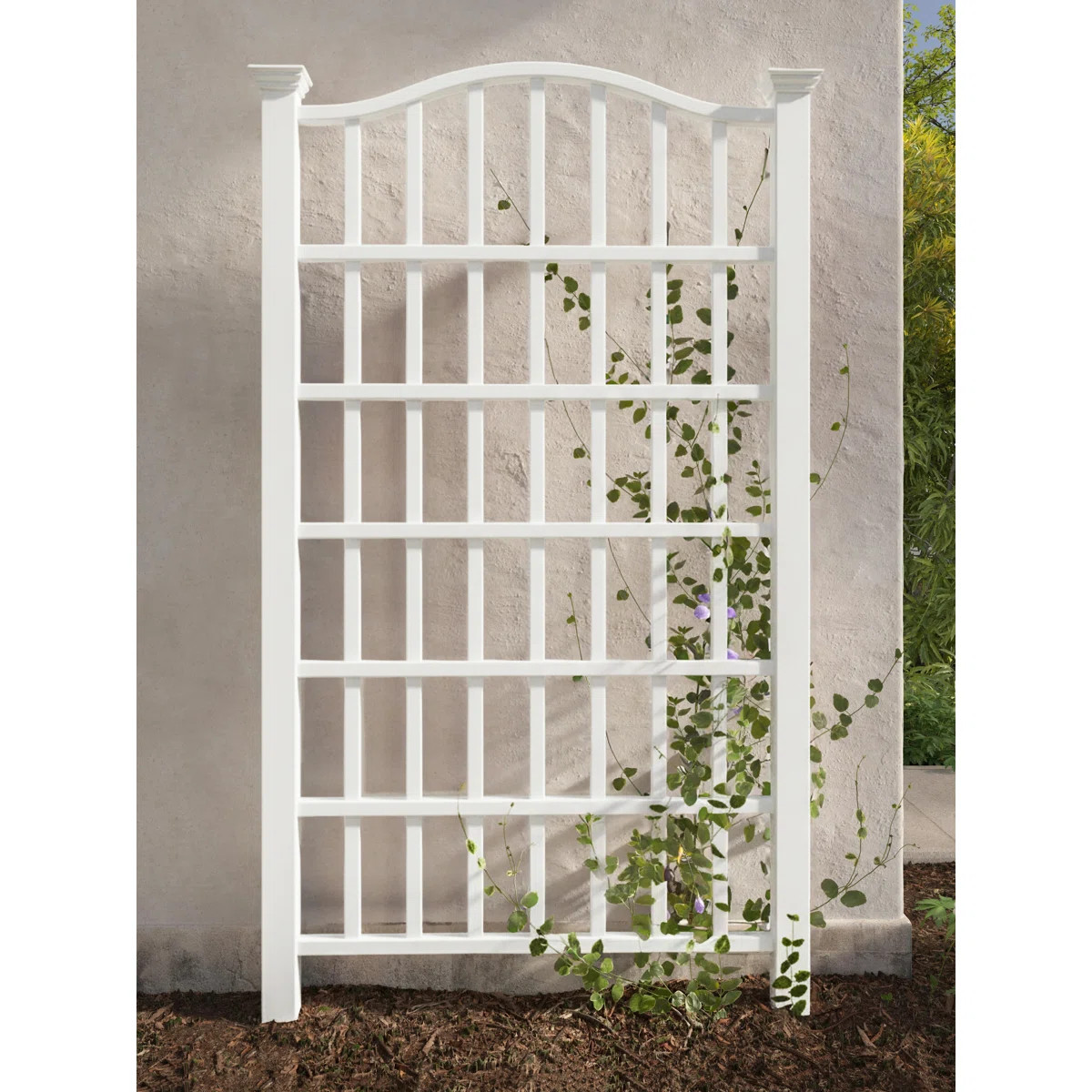 Kerrimore 96'' H x 54'' W Vinyl Lattice Panel Trellis | Wayfair North America