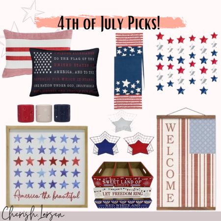 4th of July/Americana Home decor from Michaels - new arrivals! Linked some throw pillows, wall decor, and more!

#LTKunder100 #LTKhome #LTKSeasonal