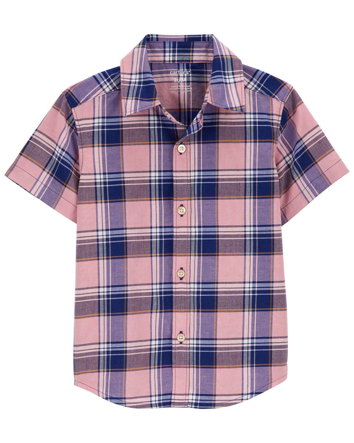 Toddler Plaid Button-Down Shirt - Carter's | Carter's | Carter's Inc