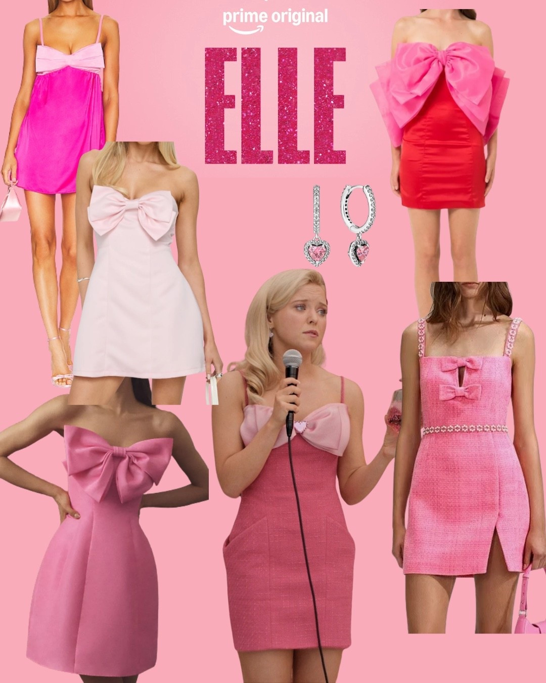 Elle is wearing a pink mini dress with an oversized bow - get a similar look with these dress options!

#LTKdayinmylife #LTKootd #LTKPetite