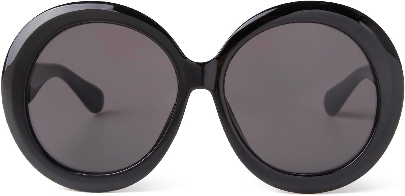 ADE WU Oversized Round Sunglasses for Women Vintage 60s 70s Big Frame Shades UV 400 Protection Su... | Amazon (US)