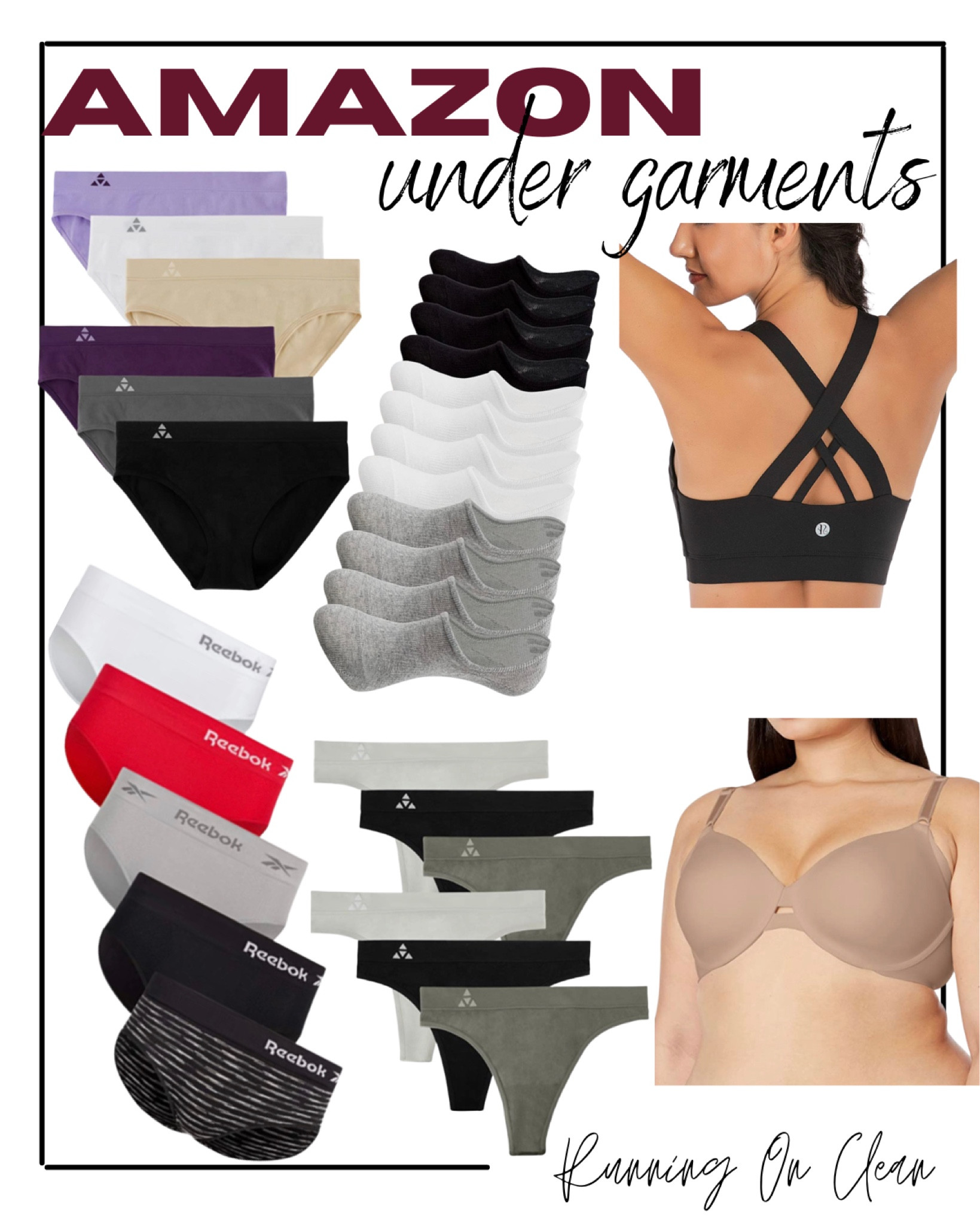 My everyday favorite Amazon underwear, socks and bras all from Amazon 


#LTKfit #LTKFind #LTKstyletip