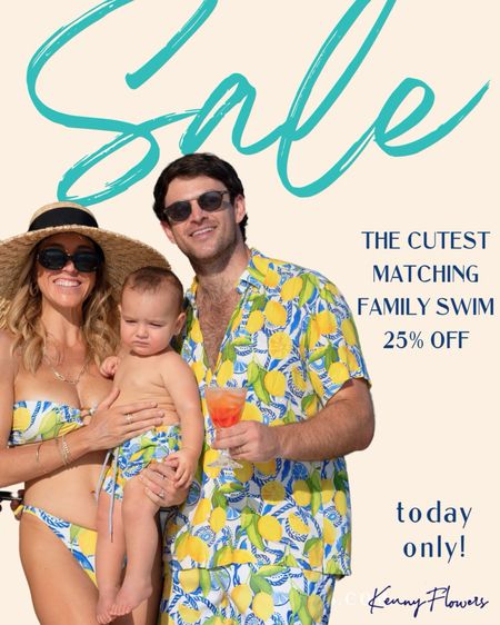 FLASH SALE ALERT!!! All Kenny Flowers matching family swimwear is 25% off today!!!!!!!! 

#LTKswim #LTKkids #LTKfamily