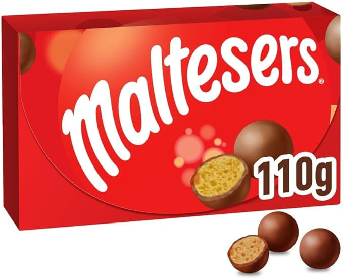 Maltesers Chocolate Gift Box, Milk Chocolate & Honeycomb, 110g, Ideal for Christmas Gifts, Snacks... | Amazon (UK)