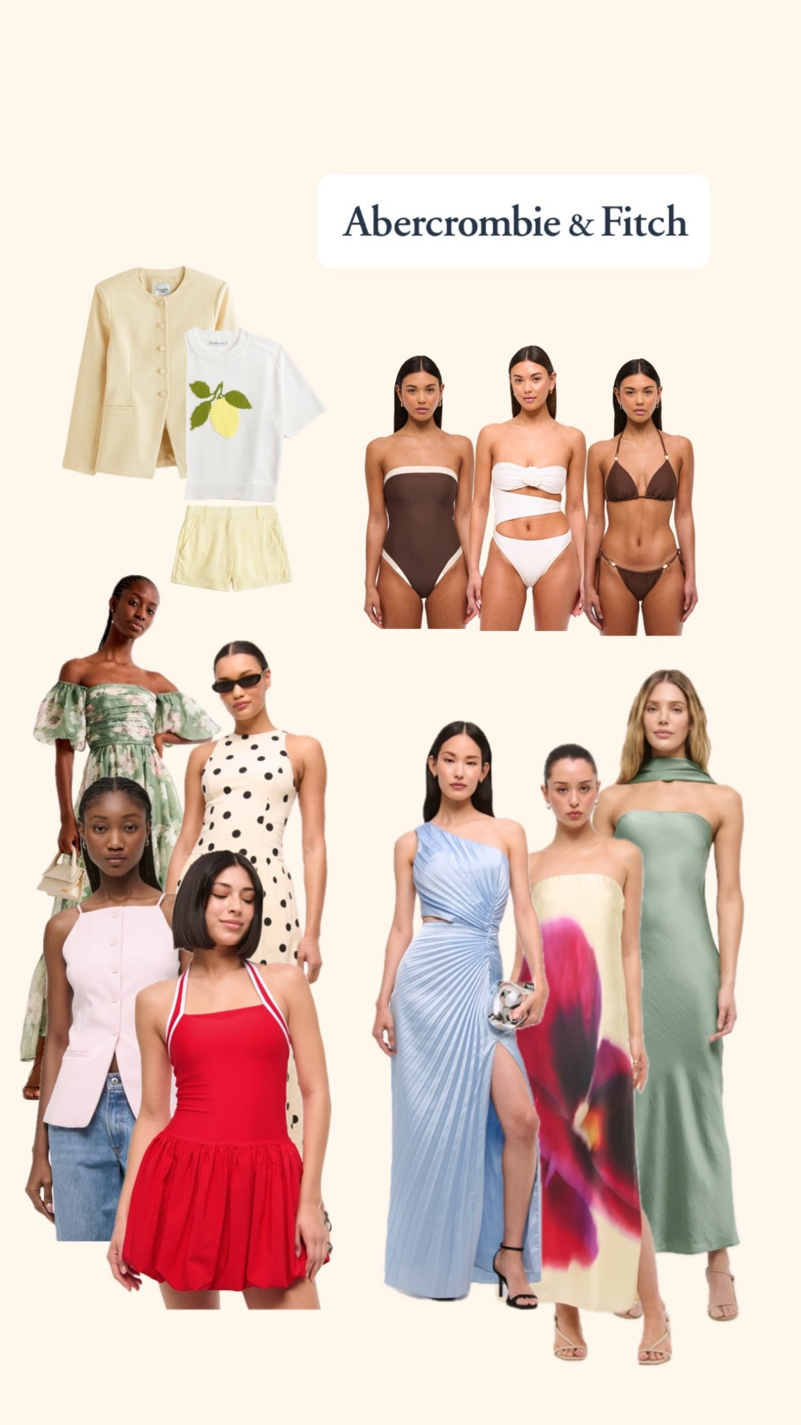 A&F favs, mix of everday fashion, vacation/event dresses and beachwear💛

#LTKWatchNow #LTKStyleTip