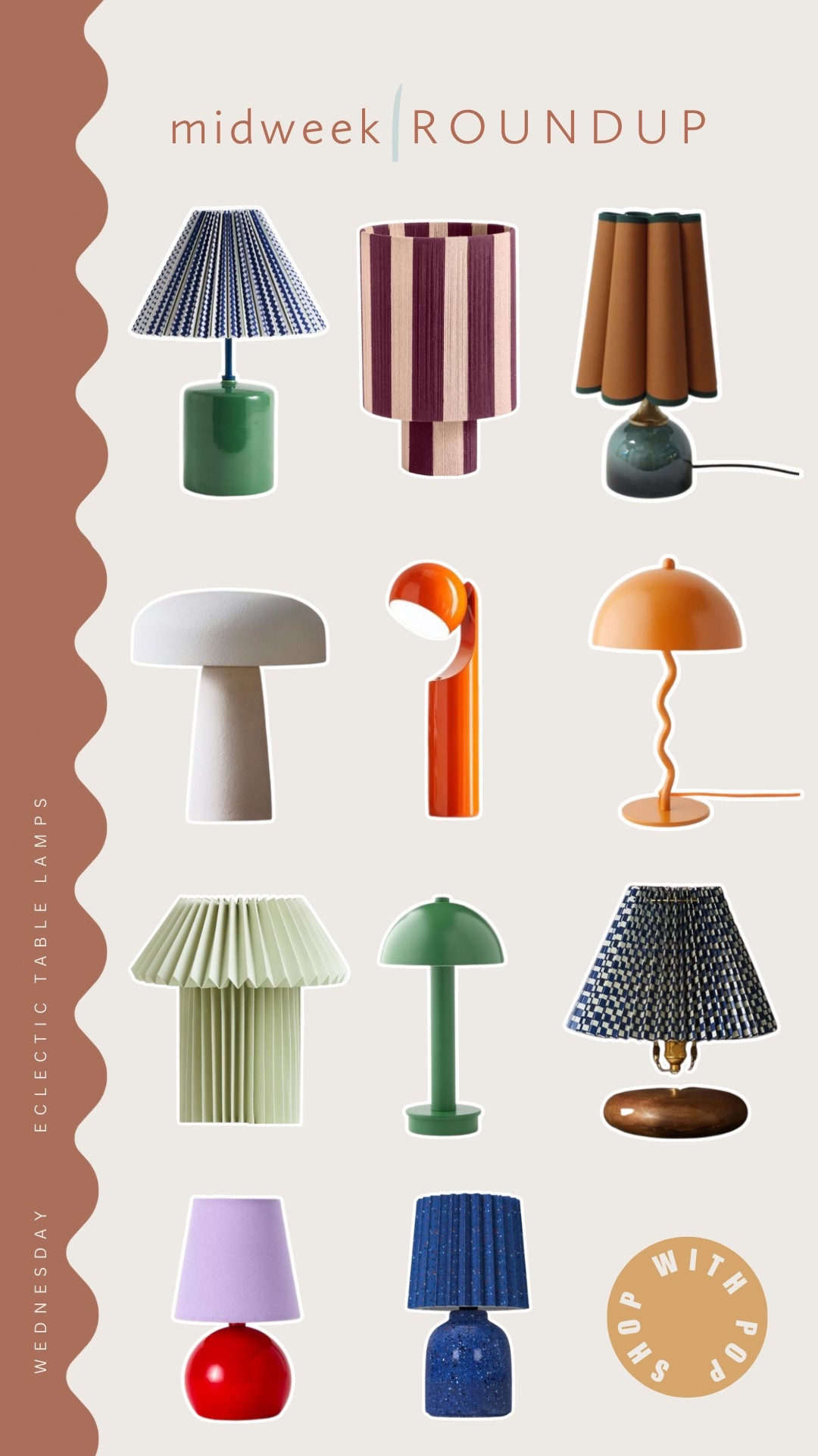 Shop with Pop Midweek Roundup featuring eclectic table lamps! Check out my faves at a variety of prices!

#LTKFamily #LTKHome